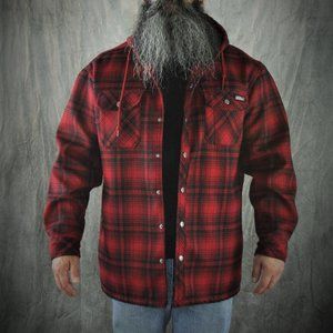 Dickies Men's Hooded Flannel Jacket